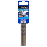 BlueSpot Metal Hss Cobalt Drill Bits Set 10pc 4mm For Steel Wood Plastic